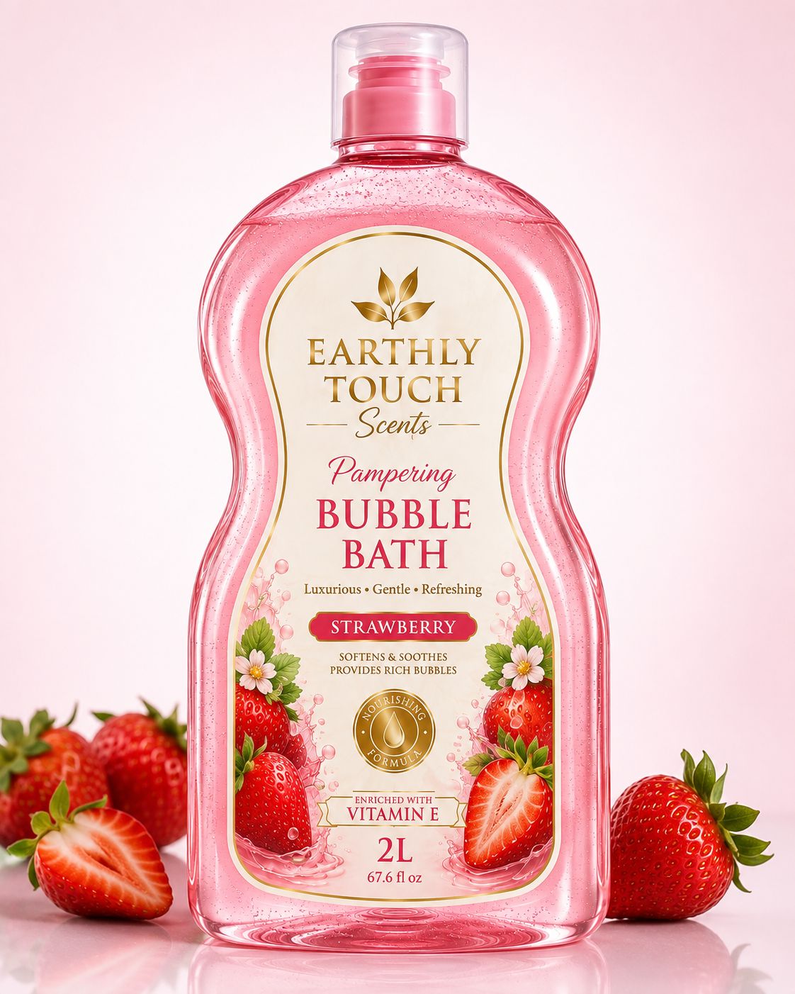 Strawberry Bubble Bath 2L fragrance by Earthly Touch Scents