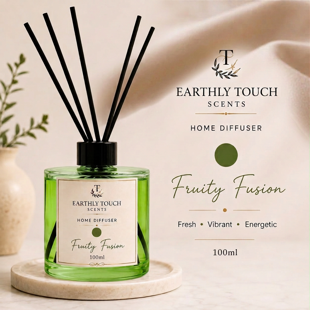 Fruity Fusion Home Diffuser 100ml fragrance by Earthly Touch Scents